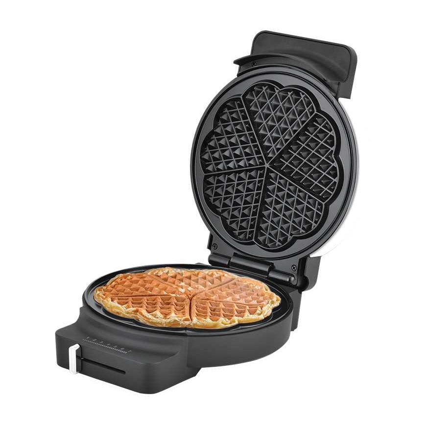 Waffle Maker for Curved Pancakes Zyle ZY311W, white, 1000 W – 2