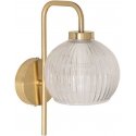 Lamp Kugel seinavalgus KRYS, kuldne ja klaasist, kõrgus 30 cm Lamp Kugel seinavalgus KRYS, kuldne ja klaasist, kõrgus 30 cm
