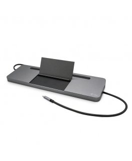 i-tec Metal C31FLATDOCKPDPRO dokstacija Vadu USB 3.2 Gen 1 (3.1 Gen 1) Type-C Pelēks