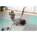 Large foam puzzle mat Ricokids 180x180cm 9 pcs. in gray turquoise color Large foam puzzle mat Ricokids 180x180cm 9 pcs. in gray turquoise color