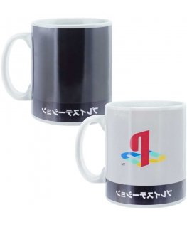 Paladone Playstation perintö XL muki | Lämpöä reagoiva 300ml