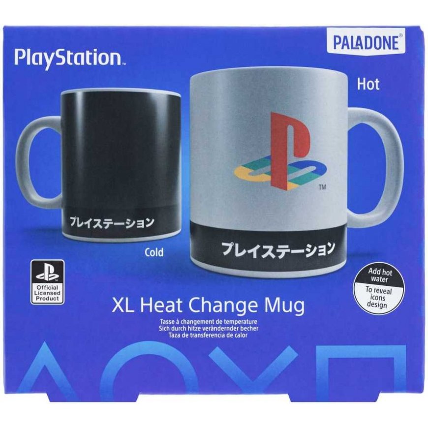 Paladone Playstation perintö XL muki | Lämpöä reagoiva 300ml – 2
