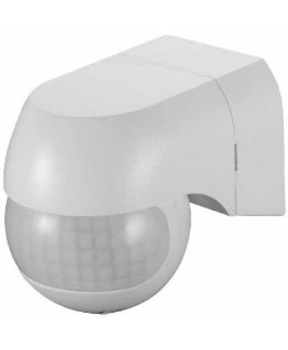 Корпус датчика движения, PIR, 12м 800Вт 180° IP20 настенный Eurolight