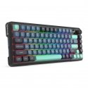 REDRAGON K724GBG-RGB-PRO Behemoth klaviatūra USB + RF Wireless + Bluetooth Pilka, Mėlyna