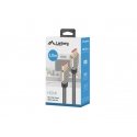 Lanberg CA-HDMI-30CU-0010-BK HDMI kabelis 1 m HDMI A tipo (standartinis) Juoda, Sidabras Lanberg CA-HDMI-30CU-0010-BK HDMI kabelis 1 m HDMI A tipo (standartinis) Juoda, Sidabras