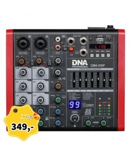 DNA CM4-DSP USB MP3 Bluetooth Phantom Audio Mixer
