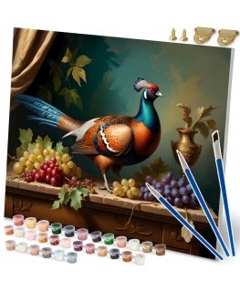 Glezna pēc numuriem 40x50 cm Massido Fazans