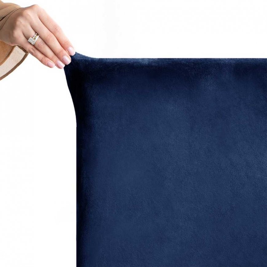 CLASSIC RESTILO sofa cover SENTO in indigo color, simple, classic style – 3