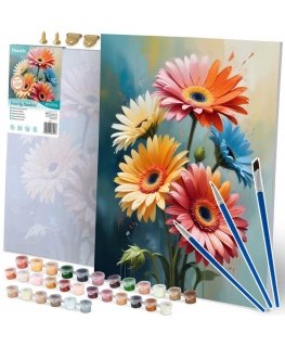 Painting by numbers canvas 40x50 cm Massido Flowers