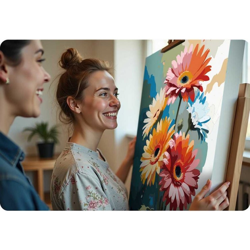 Glezna pēc skaitļiem 40x50 cm Massido Ziedi – 5