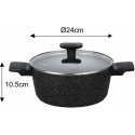 COMPLETE SET OF NON-STICK MAMMOTH COATED PANS 12-PIECE KLAUSBERG KB-7830 COMPLETE SET OF NON-STICK MAMMOTH COATED PANS 12-PIECE KLAUSBERG KB-7830