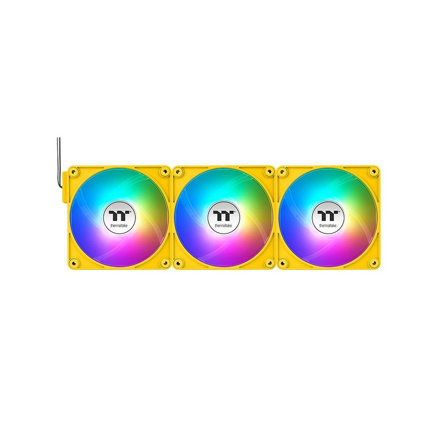 Thermaltake CT120 EX ARGB Kompiuterio korpusui Orinis aušintuvas 12 cm Geltona – 3