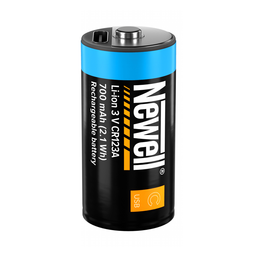 Newell USB-C CR123A Rechargeable Battery - 700 mAh – 2