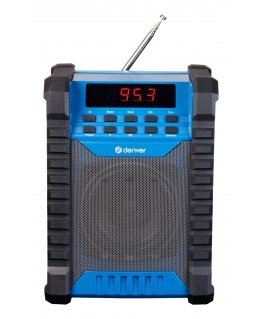 Denver WRB-60 FM siųstuvas „Bluetooth“ Mėlyna, Pilka