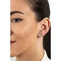 Brilio Silver Lovely silver earrings Heart with zirconia EA355W Brilio Silver Lovely silver earrings Heart with zirconia EA355W