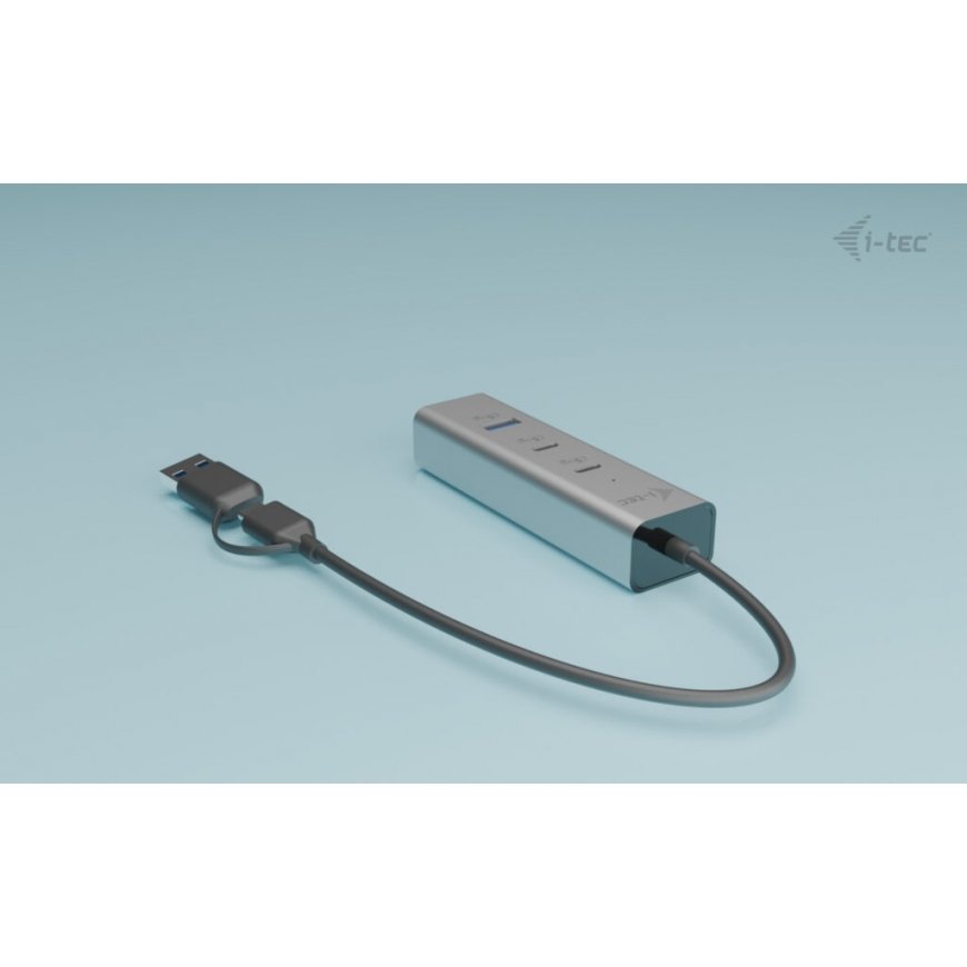 i-tec Metal Universal Charging HUB 2xUSB-C + 2x USB-A Port + Power Delivery 85W – 3