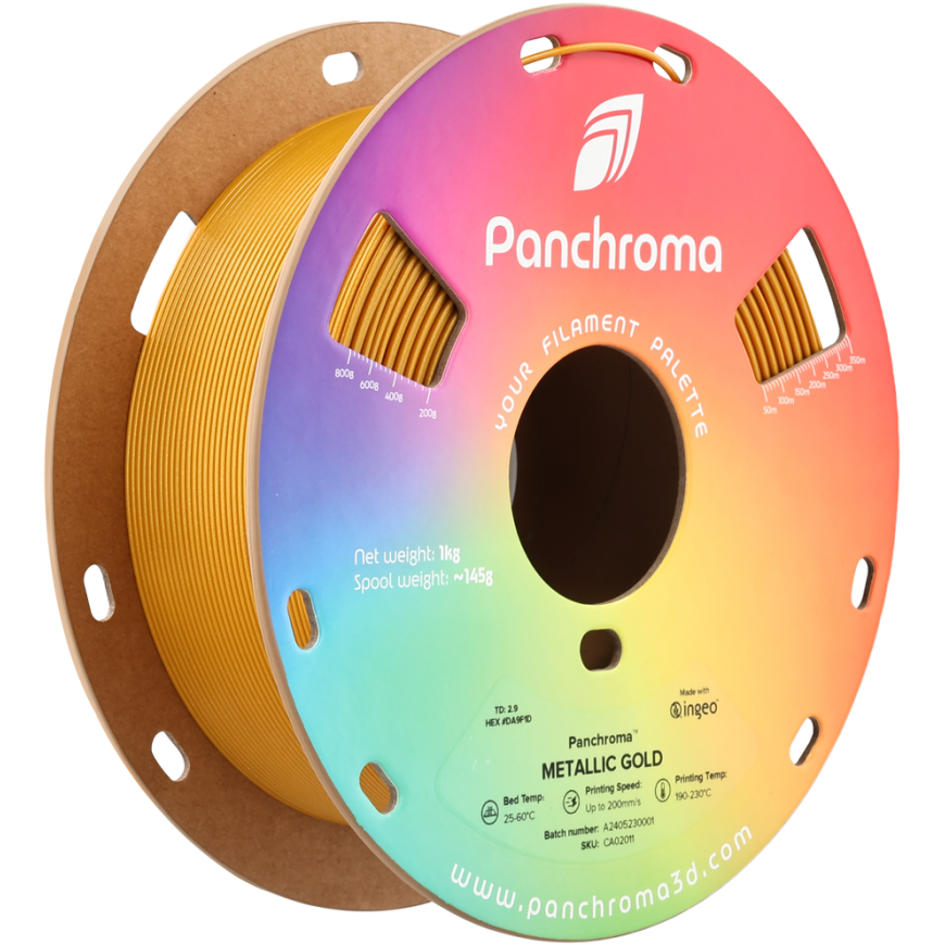 Polymaker Panchroma PLA Metallik 1.75mm 1kg - Metallik Pronks – 2