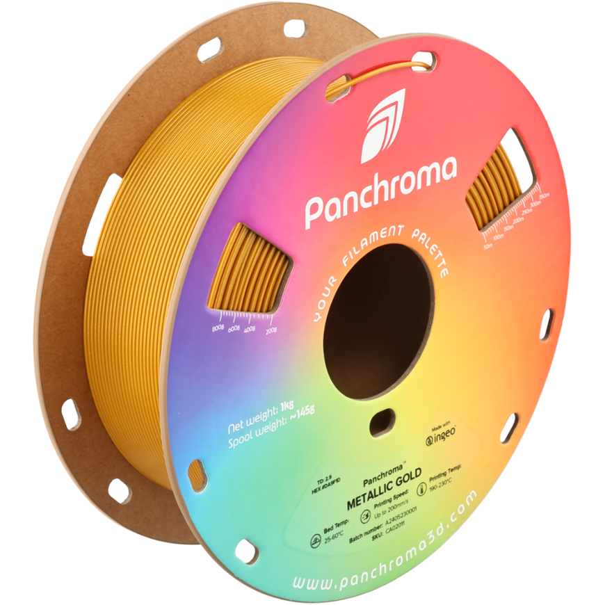 Polymaker Panchroma PLA Metallik 1.75mm 1kg - Metallik Pronks – 3