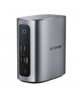 Blitzwolf BW-TH15 17in1 dokstacija 2xHD+DP+4xC+3xUSB 3.0+USB 3.1+C 3.2+C PD+RJ45+micro SD+SD+3.5mm audio