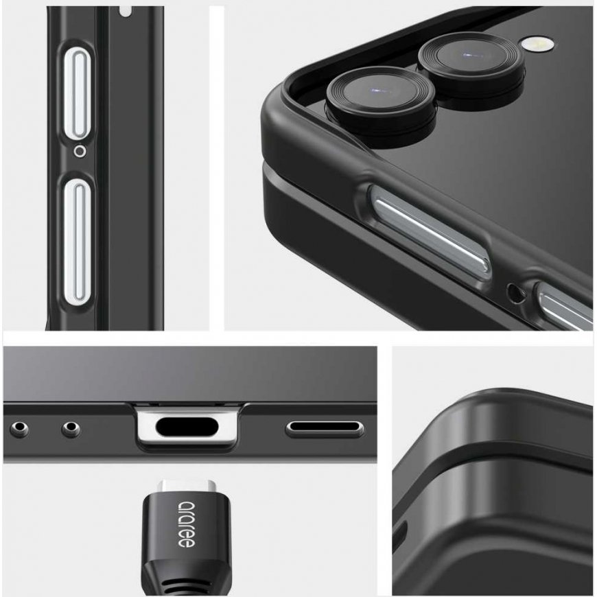 Чехол Araree Aero Flex R East-Grip Ring для Samsung Galaxy Z Flip7 темно-синий – 2