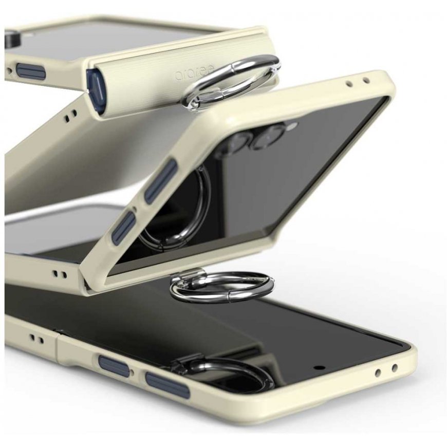 Araree Aero Flex R East-Grip Ring maciņš Samsung Galaxy Z Flip7 tumši zils – 5