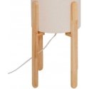Floor Lamp with Textile Shade RAFA, Wooden Legs, Ø 24 x 107 cm Floor Lamp with Textile Shade RAFA, Wooden Legs, Ø 24 x 107 cm