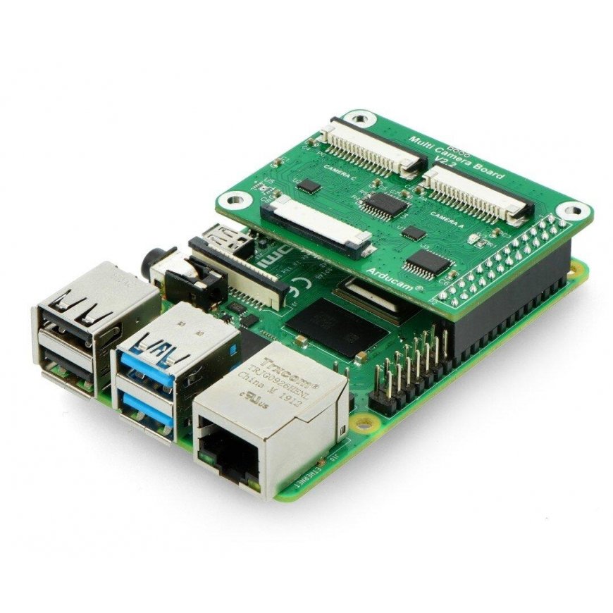 Arducam Multi-Camera Adapter Module v2.2, Raspberry Pi 4B/3B/3B+ Camera Hub – 2