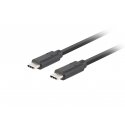 Lanberg CA-CMCM-32CU-0010-BK USB-kaabel USB 3.2 Gen 2 (3.1 Gen 2) 1 m USB C Must Lanberg CA-CMCM-32CU-0010-BK USB-kaabel USB 3.2 Gen 2 (3.1 Gen 2) 1 m USB C Must