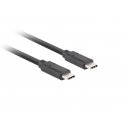 Lanberg CA-CMCM-32CU-0010-BK USB kabelis USB 3.2 Gen 2 (3.1 Gen 2) 1 m USB C Juoda Lanberg CA-CMCM-32CU-0010-BK USB kabelis USB 3.2 Gen 2 (3.1 Gen 2) 1 m USB C Juoda