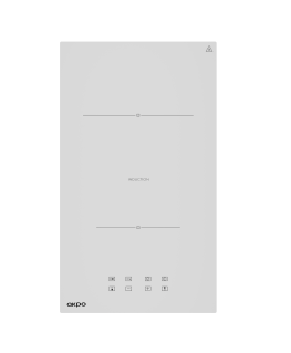 AKPO PIA 6802 WHITE induction cooktop - 2 fields