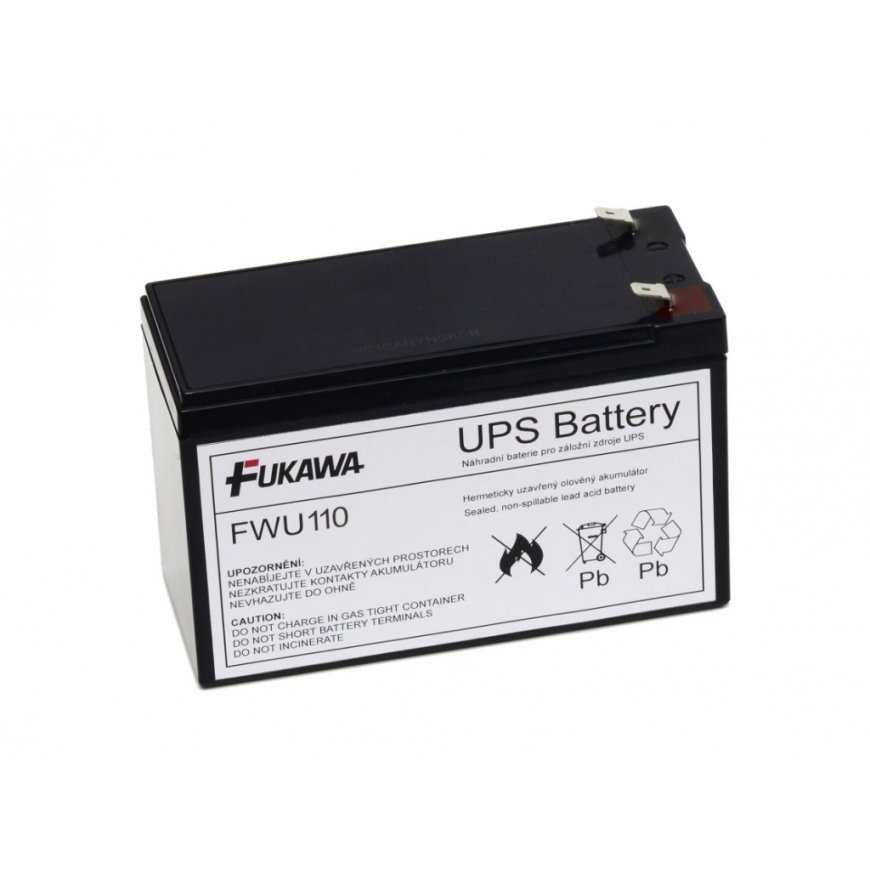 Battery – FUKAWA FWU-110 replacement battery for APCRBC110 (12V/7Ah) – 2