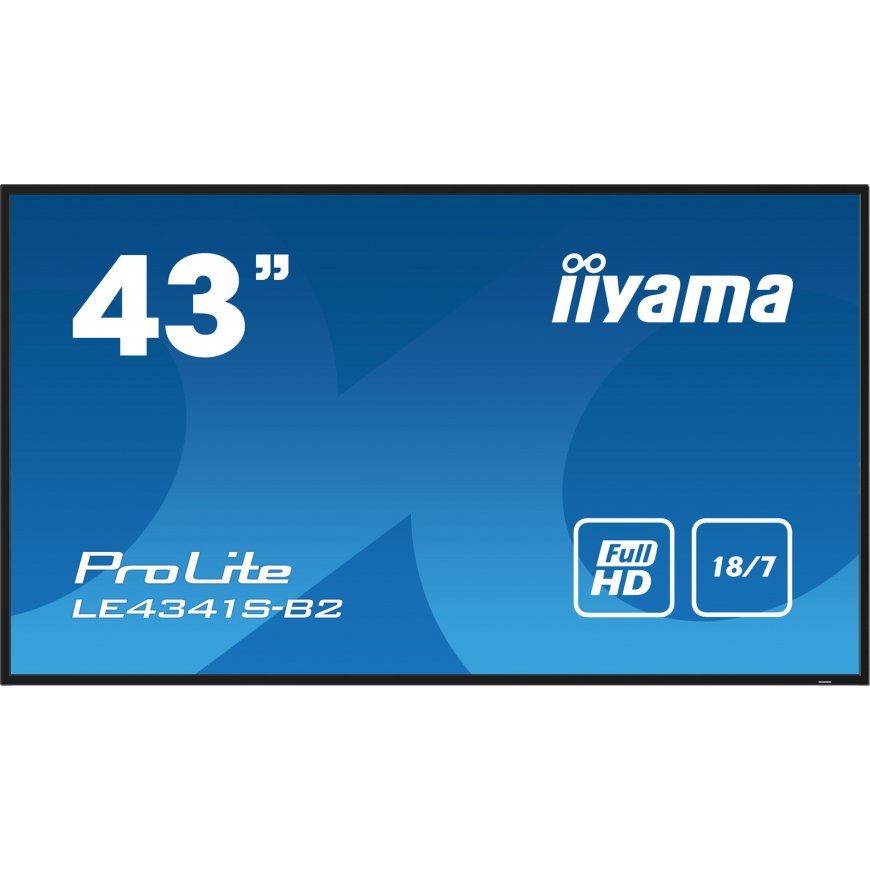 Iiyama PROLITE LE4341S-B2 Plakans digitālā displeja