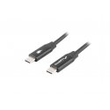 Lanberg CA-CMCM-40CU-0018-BK USB-kaapeli USB 2.0 1,8 m USB C musta