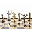 Greek Mythology metal chess set with a 20cm board/box Manopoulos Greek Mythology metal chess set with a 20cm board/box Manopoulos