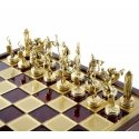 Greek Mythology metal chess set with a 20cm board/box Manopoulos Greek Mythology metal chess set with a 20cm board/box Manopoulos