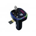 Vakoss TC-B439K FM-saatja 87,5 - 108 MHz Bluetooth/USB Must