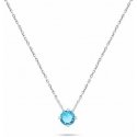 Brilio Silver Minimalist sudraba kulons ar zilo zirkonu NCL73WAQ Brilio Silver Minimalist sudraba kulons ar zilo zirkonu NCL73WAQ