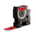 DYMO D1 Standard - Black on Red - 19mm DYMO D1 Standard - Black on Red - 19mm