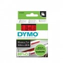 DYMO D1 -Standard Labels - Black on Red - 19mm x 7m DYMO D1 -Standard Labels - Black on Red - 19mm x 7m