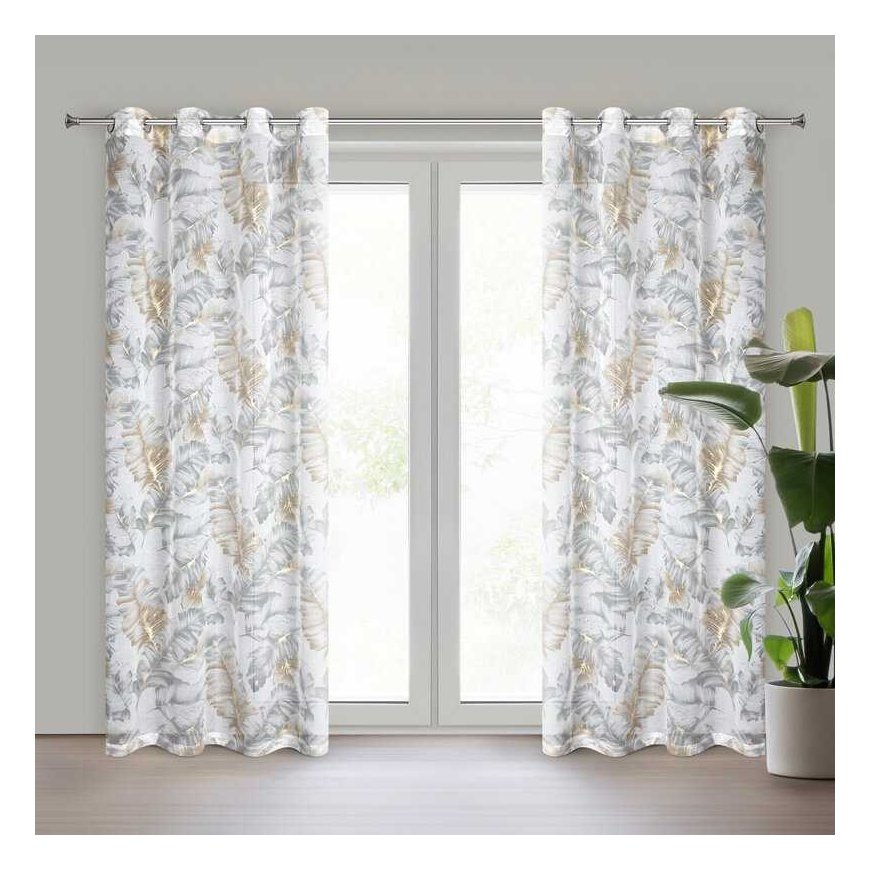 Eurofirany ZAS/LAYLA/SR+Pelēks 140X250