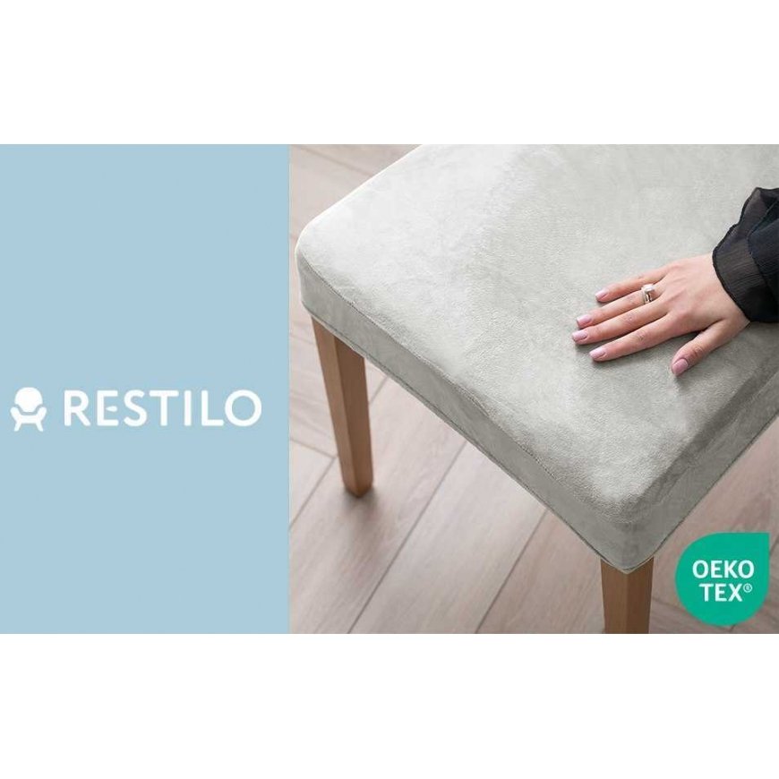 CLASSIC RESTILO sofos užvalkalas SENTO pilkos spalvos, vienspalvis, klasikinio stiliaus – 2