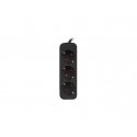 Lanberg PS0-03F-0150-BK power extension 1.5 m 3 AC outlet(s) Indoor Black