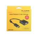 DeLOCK 62599 video cable adapter 0.2 m DisplayPort DVI-I Black DeLOCK 62599 video cable adapter 0.2 m DisplayPort DVI-I Black
