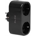 Blow TUYA double smart socket, controlled via WiFi, black Blow TUYA double smart socket, controlled via WiFi, black