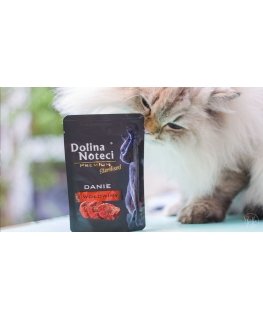DOLINA NOTECI Премиум Богатый кроликом - влажный корм для кошек - 185г