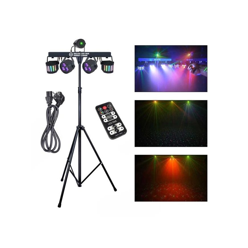 LIGHT4ME BEAM ЛАЗЕР СТРОБ LED PAR DERBY UV I – 2