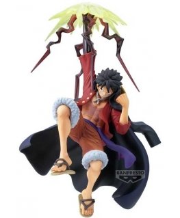 Banpresto One Piece Monkey D Luffy Taistelutulos -figuuri 15 cm