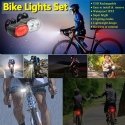 Elight LED Bicycle Light Set USB Rechargeable Headlight & Tailli Elight LED Bicycle Light Set USB Rechargeable Headlight & Tailli