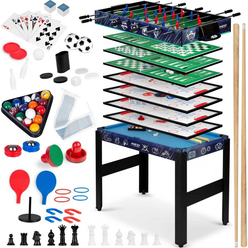 Нео-Спорт Стол для настольных игр 12в1 106x59x90 см NS-801 черный