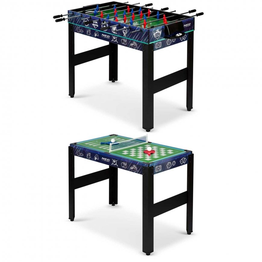 Neo-Sport Teemade mängulaud 12in1 106x59x90 cm NS-801 must – 2